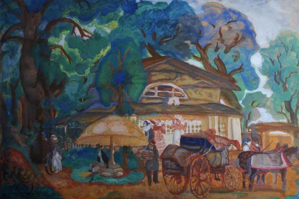 The Old Estate by Boris Grigoriev