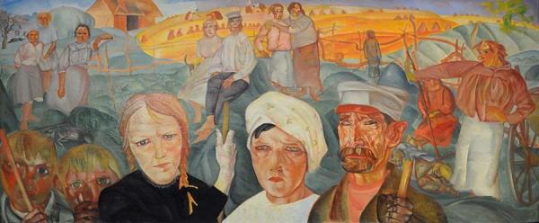 The Peasant Land by Boris Grigoriev