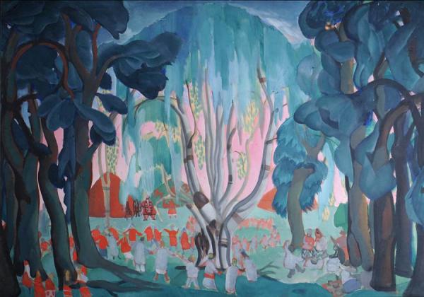 The Round Dance by Boris Grigoriev