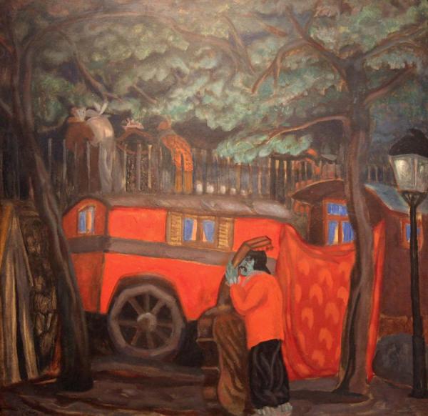 The Street Musician by Boris Grigoriev