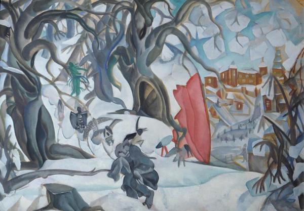 Winter Forest by Boris Grigoriev