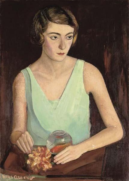 Woman In Green by Boris Grigoriev