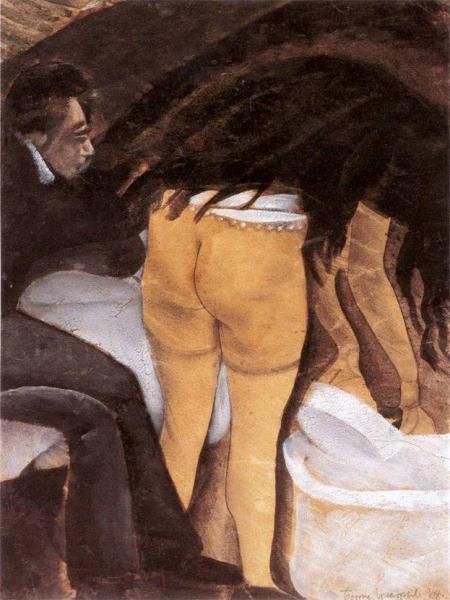 Woman Washing Her Hair by Boris Grigoriev