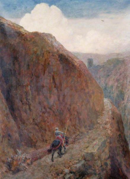 Childe Roland To The Dark Tower Came by Briton Riviere