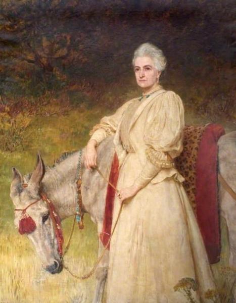 Lady Harriet Sarah Wantage by Briton Riviere