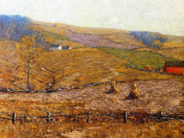A New England Farm by Bruce Crane Oil Painting Reproductions