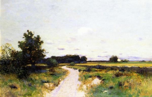 Bruce Crane Extensive Landscape View Of A Farm