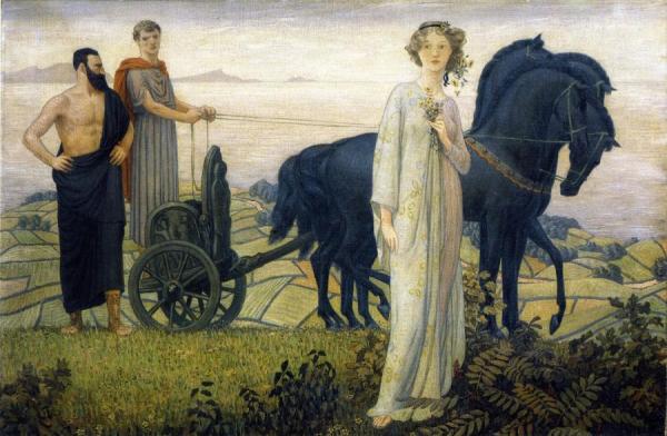 Pluto And Proserpine by Bryson Burroughs Oil Painting Reproductions