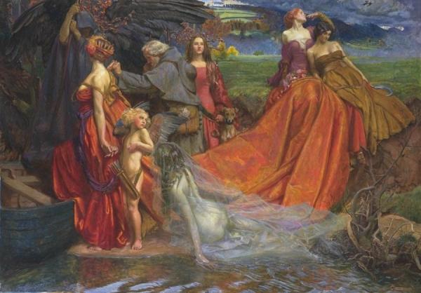 Now Is Pilgrim Fair Autumn's Charge by Byam Shaw
