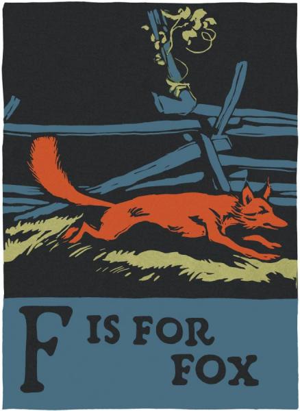 Alphabet   F Is For Fox by Charles Buckles Falls