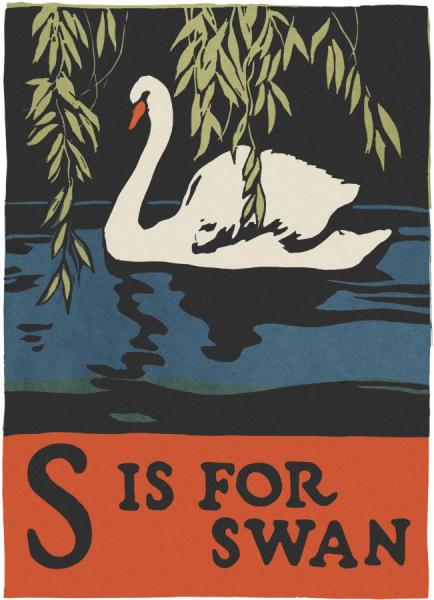Alphabet   S Is For Swan by Charles Buckles Falls