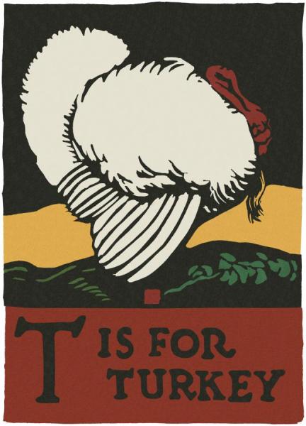 Alphabet   T Is For Turkey by Charles Buckles Falls