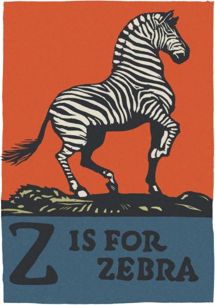 Alphabet   Z Is For Zebra by Charles Buckles Falls