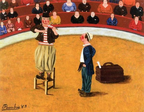 Clown Musicians by Camille Bombois Oil Painting Reproductions