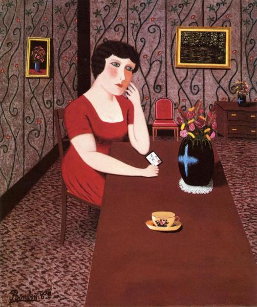 The Letter Of Mourning by Camille Bombois Oil Painting Reproductions