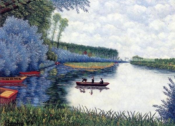 Camille Bombois Three Men In A Boat