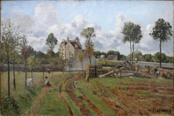 Allee Du Tour Du Jongleur by Camille Pissarro