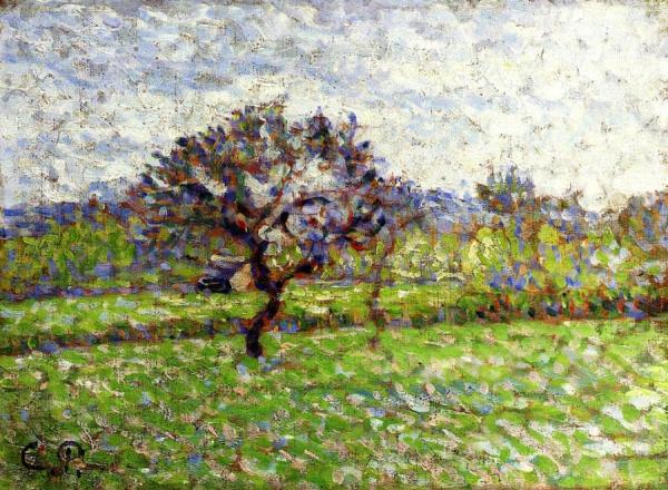 An Apple Tree At Eragny by Camille Pissarro