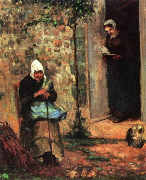 Charity by Camille Pissarro