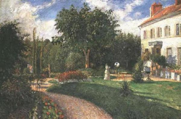 Garden Of Les Mathurins by Camille Pissarro