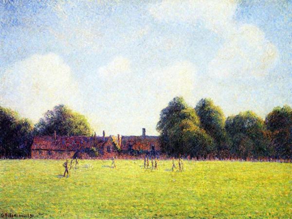Camille Pissarro Hampton Court Green, London