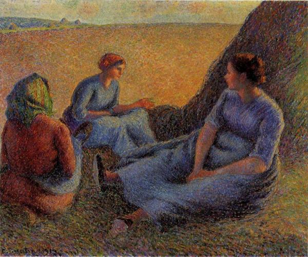 Haymakers At Rest by Camille Pissarro