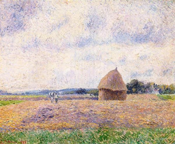 Haystack: Eragny by Camille Pissarro Oil Painting Reproductions