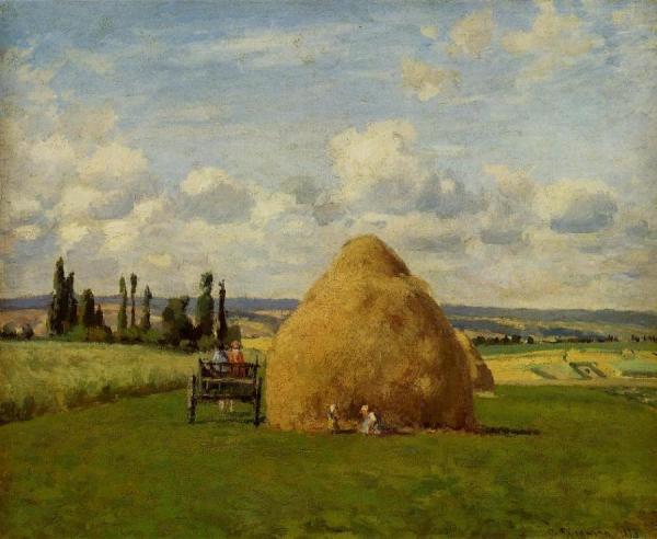 Haystack, Pontoise by Camille Pissarro Oil Painting Reproductions