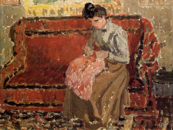 Jeanne Cousant by Camille Pissarro Oil Painting Reproductions