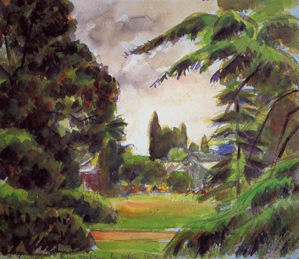 Kew Gardens, The Little Greenhouse by Camille Pissarro Oil Painting Reproductions