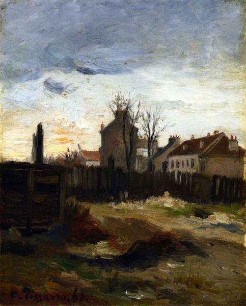 La Butte - Montmartre by Camille Pissarro