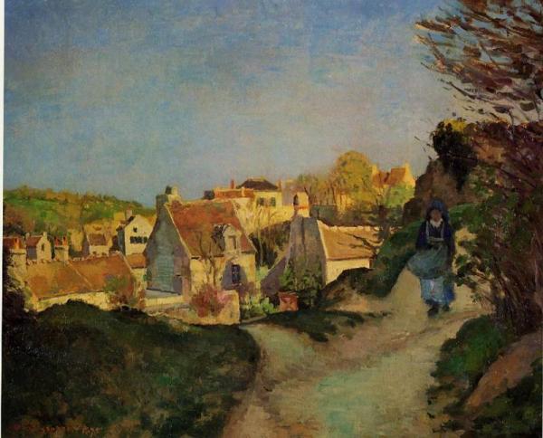 La Cote Du Jallais, Pontoise by Camille Pissarro