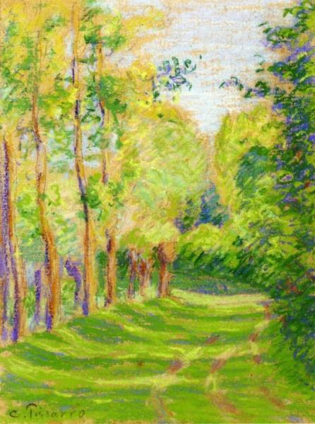 Landscape At Saint-charles by Camille Pissarro