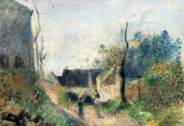 Landscape At Valhermeil by Camille Pissarro