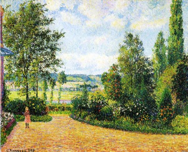 Mirbeau's Garden, The Terrace by Camille Pissarro Oil Painting Reproductions
