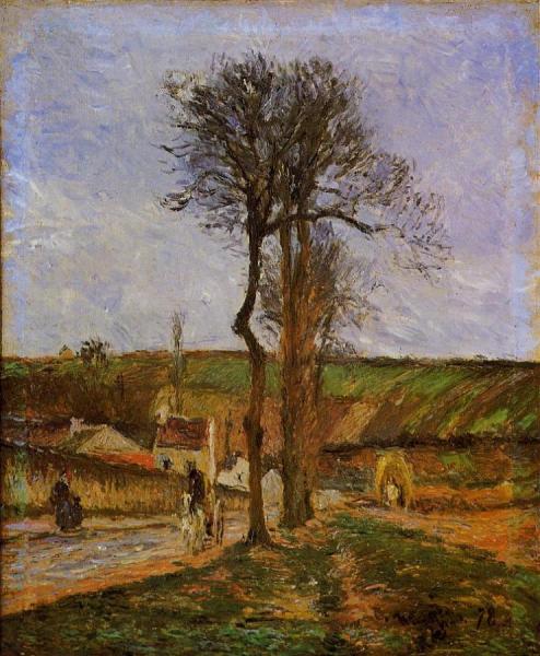 Near Pointoise by Camille Pissarro
