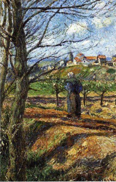 Near Pontoise by Camille Pissarro