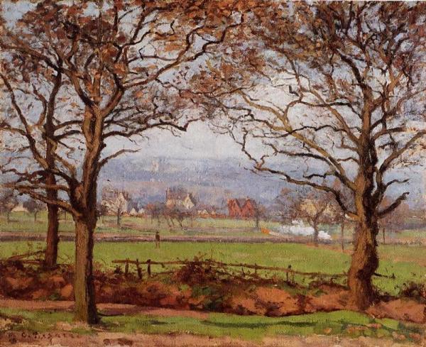 Near Sydenham Hill, Looking Towards Lower Norwood by Camille Pissarro Oil Painting Reproductions