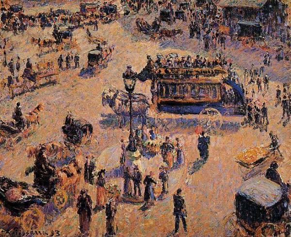 Place Saint-lazare by Camille Pissarro