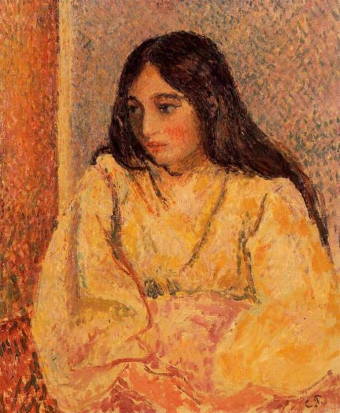 Portrait Of Jeanne by Camille Pissarro Oil Painting Reproductions