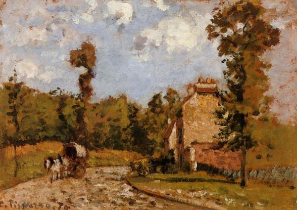 Road In Port-maryl by Camille Pissarro