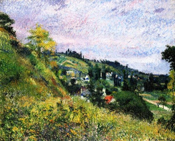 Sente Et Coteaux D'auvers by Camille Pissarro