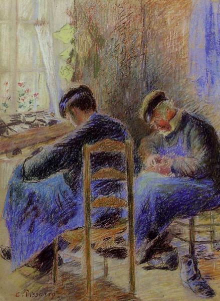Shoemakers by Camille Pissarro