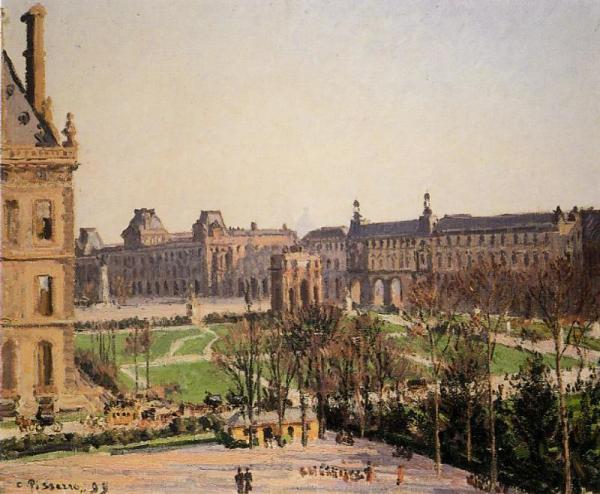 The Carrousel: Afternoon Sun by Camille Pissarro