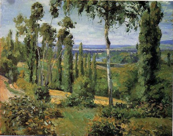 The Countryside In The Vicinity Of Conflans Saint-honorine by Camille Pissarro