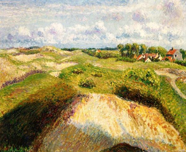 The Dunes At Knocke, Belgium by Camille Pissarro