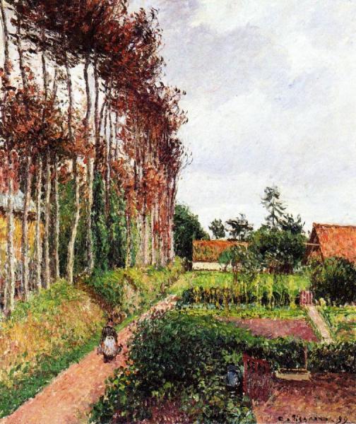 The Field By The Ango Inn, Varengeville by Camille Pissarro