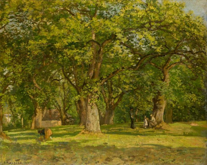 The Forest by Camille Pissarro Oil Painting Reproductions