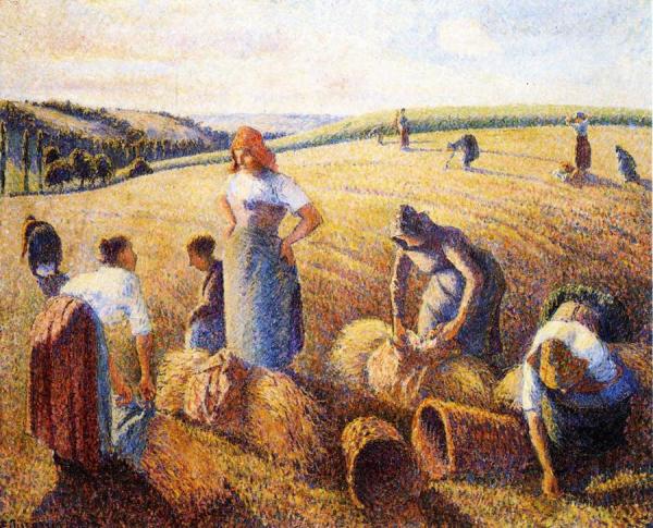 The Gleaners by Camille Pissarro