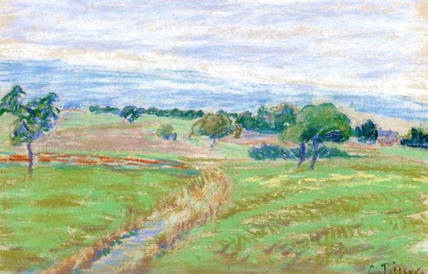 The Hills Of Thierceville by Camille Pissarro